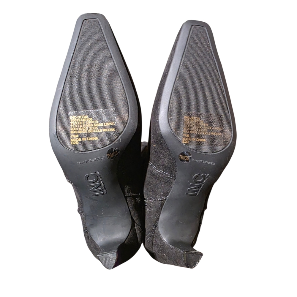 INC International Concepts Black Heeled Boots - Picture 9 of 12